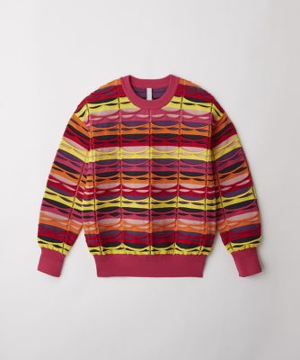 CFCL FACADE TOP ポリエステル クルーネックプルオーバー